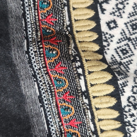 Free People Love Test Jacket Size M-L Well Worn Festival Bohemian - Picture 5 of 16